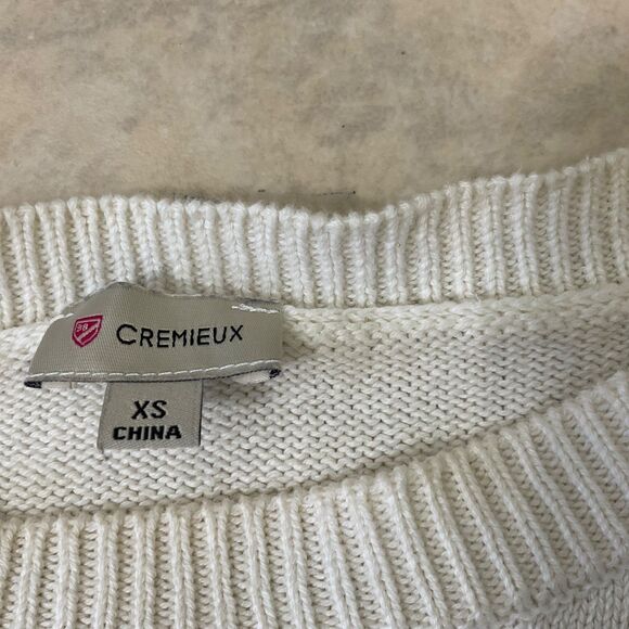 CREMIEUX sweater men's size XS Dog w scarf  Long sleeves cotton - Picture 13 of 13